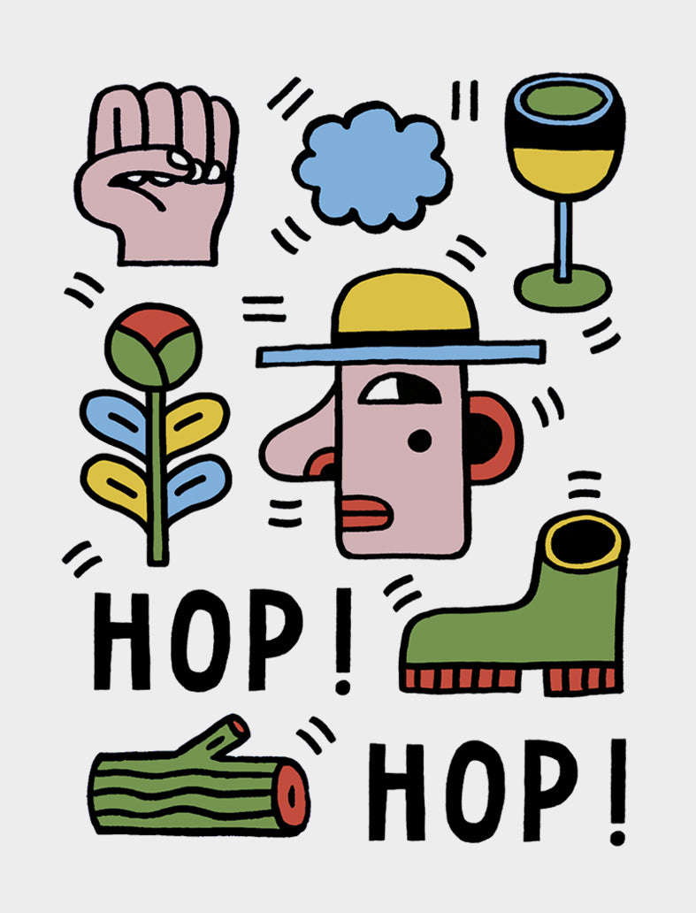 Illustration par Simone pour Les Affiches et Michel Gassier