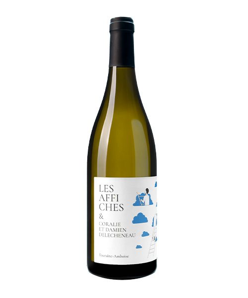 Les Affiches et Coralie et Damien Delecheneau AOP Touraine Amboise chenin