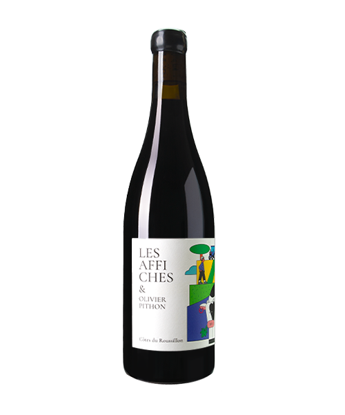 La syrah Les Affiches et Olivier Pithon Côtes du Roussillon AOP 