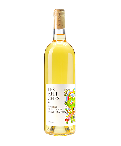 Vin blanc liquoreux Les Affiches et Pauline et Laurent Saint-Martin Jurançon AOP 